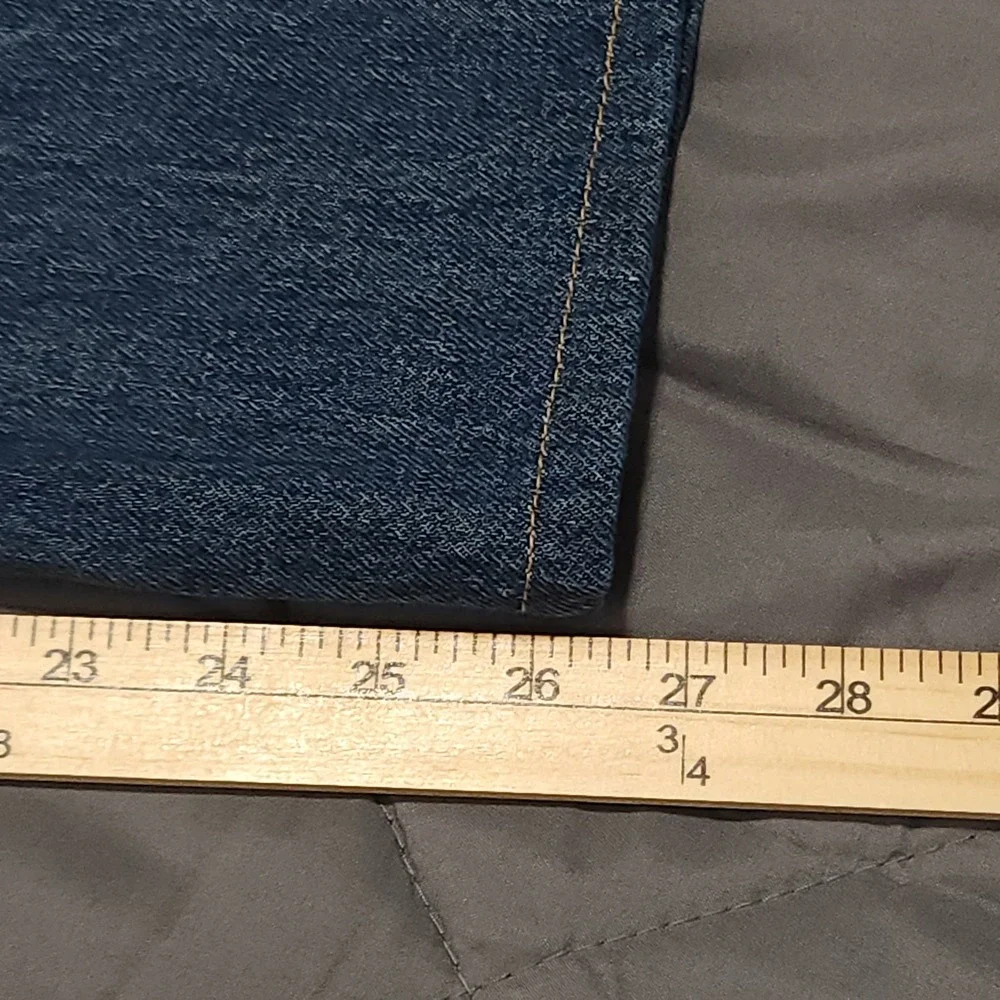 Levis 505 Regular Fit Men Jeans 48x30 Blue Denim Straight 100% Cotton - See Size